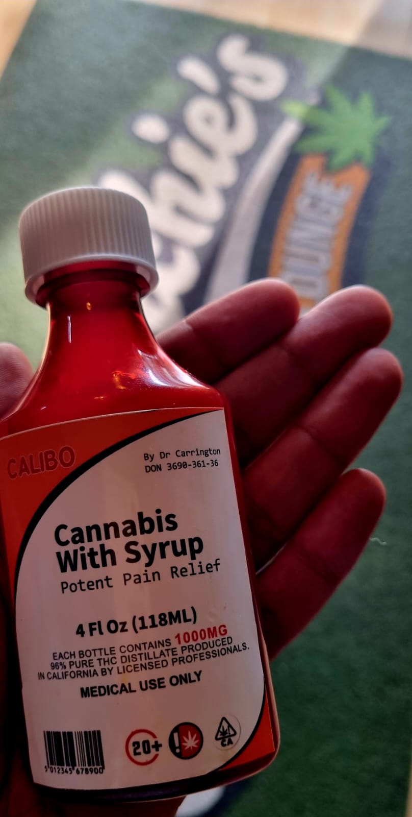 Dr. Carrington’s Potent Pain Relief Cannabis Syrup